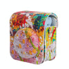For FUJIFILM instax mini 12 Painted Full Body Leather Case Camera Bag with Strap(Abstract Painting)
