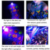 Fluorescent Face Waterproof Environmental Protection Tattoo Stickers Nightclub Bar Flower Arm Stickers(OHB-005)