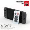 Left + Right Gamepad Rocker Cap Button Cover for Switch(Black)