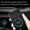 2PCS JY-032 USB Plug Digital Display Fast Charge Car Charger, Style: 3.5A + QC3.0(Mini Right Bend)