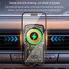 Car Magsafe Wireless Charger Transparent Induction 120W Fast Charging Universal Mobile Phone Bracket(Black)