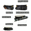 Close-fitting Sports Waist Bag Lightweight Marathon Running Belt, Size: XXL(Retro Black)