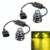 1 Pair 9005 27W / DC12V Car Aluminum Alloy LED Headlight (Gold Light)