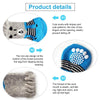 Anti-Slip Dog Socks, Small (Frog) - 4 Pack