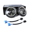 2 PCS 7 inch IP68 Waterproof 6500K 75W CREE LED Headlight Hi/Lo Beam Driving Lamp for Jeep Wrangler JK TJ LJ