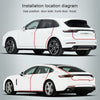 Universal Car Door Invisible Anti-collision Strip Protection Guards Trims Stickers Tape, Size: 7cm x 10m