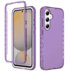 For Samsung Galaxy A16 5G Shockproof Clear Gradient PC + TPU Phone Case(Purple)