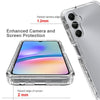 For Samsung Galaxy A05s Shockproof Clear Gradient PC + TPU Phone Case(Black)