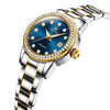 OLEVS 7003 Women Multifunctional Waterproof Mechanical Watch(Gold + Blue)