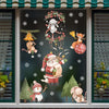 Christmas Window Decoration Poster Santa Claus Elk Snowflake Glass Wall Stickers, Style: SD-02 45x60cm