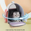 Large Cat Backpack Carrier, Breathable, Yellow, Model 7