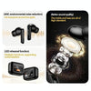 awei T56 ANC Noise Reduction Wireless Bluetooth Earphone with LED Touch Screen(Black)