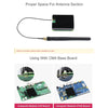 WAVESHARE Aluminum Heatsink for Raspberry Pi CM4, with Antenna Notch (Black)