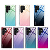 For Samsung Galaxy S25 Ultra 5G Gradient Color Glass Phone Case(Purple Red)