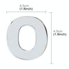 Car Vehicle Badge Emblem 3D English Letter O Self-adhesive Sticker Decal, Size: 4.5*4.5*0.5cm