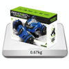 JJR/C Q150 2.4G 4WD Drive Double Sided Remote Control Amphibious Car(Green)