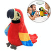 Plush Toy Parrots Recording Talking Parrots Will Twist the Fan Wings Children Toys, Size:Height 18cm(Red)