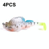 4 PCS HENGJIA SO062 Defense Bottom Tail 14g Jumping Fish Luya Soft Bait(1)