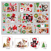 SKJD2311 Christmas Decorations Shop Window Kindergarten Layout Static Electricity Stickers
