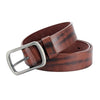 Dandali XX829 Men Retro Pin Buckle Leather Belt Waistband, Length: 115-125cm (Coffee)