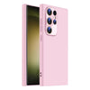 For Samsung Galaxy S23 Ultra 5G Nano Lens Cover Liquid Silicone Phone Case(Pink)