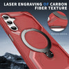 For Samsung Galaxy A16 5G Frosted MagSafe Holder Phone Case(Red)