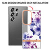 For Samsung Galaxy S25 Ultra 5G Flowers and Plants Series IMD TPU Phone Case(Purple Begonia)