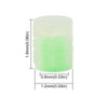 4pcs /Set Luminous Tire Valve Cap Electric Motorcycle Vacuum Tire Valve Cover, Style: Split Effect
