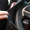 Universal Car Steering Wheel Ice Silk Non-slip Breathable Protective Cover(Gray Coffee)