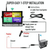 PZ710-W 7 inch Car Digital Wireless Rear-view Split-screen Monitor Single Record