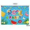 80x120cm Summer Pool Party Decoration Backdrop Swimming Ring Photography Background Cloth(11418489)