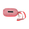 Pink Dog Poo Bag Dispenser with Cutter & Reflective Strip