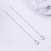Valentine Day Gift Simple S925 Sterling Silver Stud Earrings
