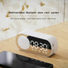 Z7 Digital Bluetooth 5.0 Speaker Multi-function Mirror Alarm Clock FM Radio(Black)