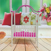 5 PCS Doll House Plastic Baby Cot Miniature Furniture Bedroom Decoration