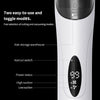 Electric Waterproof Hairdresser Children Low Noise Rechargeable Push Clipper, Specification: Digital Version White