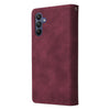 For Samsung Galaxy A16 5G Multifunctional Frosted Zipper Wallet Leather Phone Case(Wine Red)