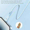 TOTU BPD-013 Skin Sense Series Type-C to 8 Pin Silicone Fast Charging Data Cable, Length:2m(White)