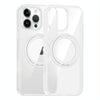 For iPhone 13 Pro High Transparency 360 Degree Rotating Holder MagSafe Phone Case(Transparent)