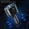 Ozio Car Charger Cigarette Lighter Conversion Plug USB Fast Flashing Charger, Model: CL48Q Black