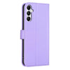 For Samsung Galaxy A56 5G Four-leaf Embossed Leather Phone Case(Purple)