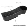 CARFU AC-2294 Car Seat Gap Multi-function Storage Box(Brown)