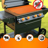 For Blackstone Grill 22 Inch Silicone Cover BBQ Protective Cleaning Pad(Orange)