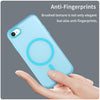 For iPhone SE 2022 / 2020 / 8 MagSafe Frosted Translucent TPU + PC Full Coverage Phone Case(Blue)