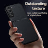 For Samsung Galaxy S21 5G Litchi Leather Magnetic Full Coverage Shockproof Phone Case(Green)