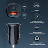S-33 PD 30W Dual Port USB Super Fast Charge Car Charger