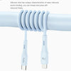 TOTU BPD-013 Skin Sense Series Type-C to 8 Pin Silicone Fast Charging Data Cable, Length:2m(Black)