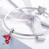 S925 Silver Small Mushroom DIY Bracelet Accessories