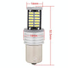 2PCS 1156/BA15S 6W 30SMD 4014 900LM White Light 6500K Decode LED Car Brake / Steering Light