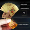 Creative Frosted Golden 500 Euro Back Texture Plastic From Vegas to Macau Playing Cards Texas Poker Novelty Collection Gift